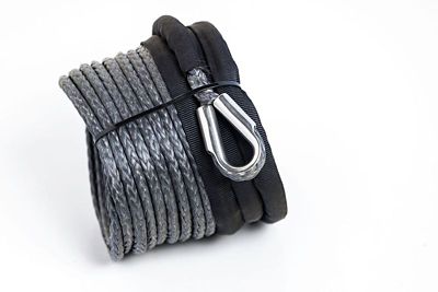 Image showing  8mm x 50ft Synthetic Rope, Grey