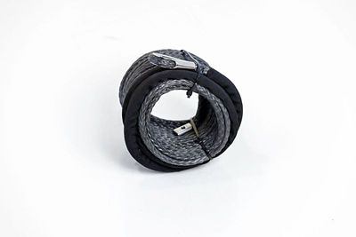 Image showing  8mm x 50ft Synthetic Rope, Grey