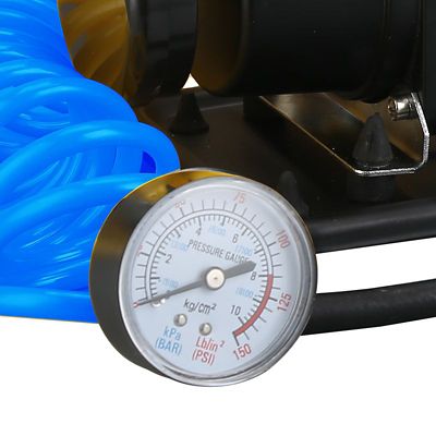 Image showing 9 th Bulldog Winch 0.25 gal. Portable Air Compressor, 150 PSI, 2.5 CFM