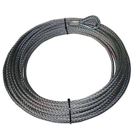 Bulldog Winch Wire Rope, 10027 3/8 in. x 85 ft. (9.5mm x 26m)