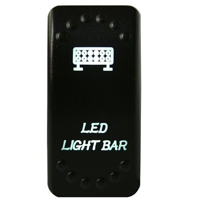 Image showing  Rocker Switch-ON/OFF 5-Pin LED Light Bar-White