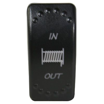 Image showing  Winch IN-OUT Switch 4 pin -White Momentary (IN) -Center OFF-Momentary (OUT)