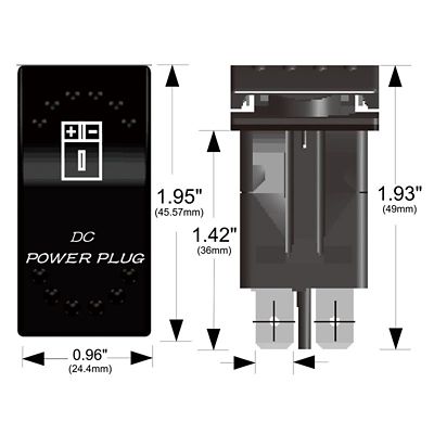 Image showing  Rocker Switch - DC Power Plug