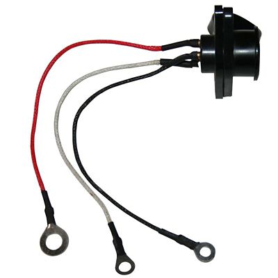 Bulldog Winch Plug, Female with Wire Harness, Truck Standard Series 3-prong push-in, solenoids