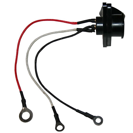Bulldog Winch Plug, Female with Wire Harness, Truck Standard Series 3-prong push-in, solenoids