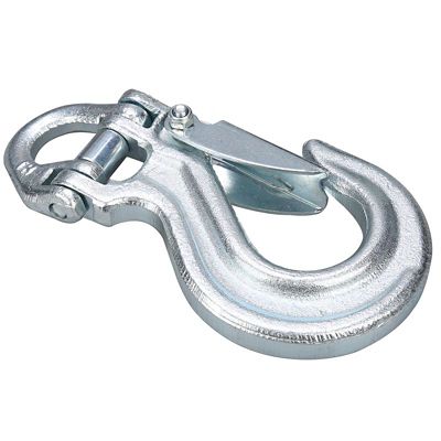 Bulldog Winch 3/8 in. Sling Hook 28k BS - Silver Zinc