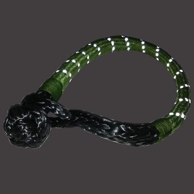 Image showing  AR Rope Shackle, 10mm, 30K BS, 8 in. Dia loop, Reflective