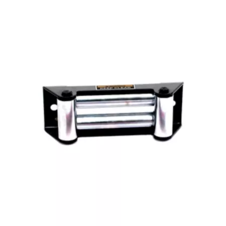 Bulldog Winch Roller Fairlead ATV with 122.5mm Bracket Textured Black ATV & UTV Winch Mounts