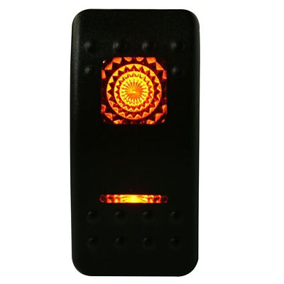 Image showing  Rocker Switch-ON/OFF 5-Pin Amber