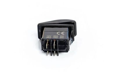 Image showing  Rocker Switch - Momentary (ON)/OFF 4-Pin