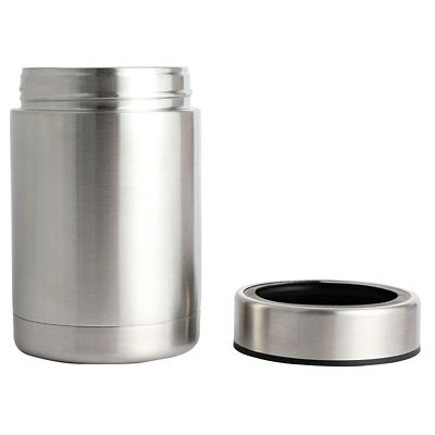Image showing  Can Cooler - 304 Stainless Double Wall - Screw Top with Seal
