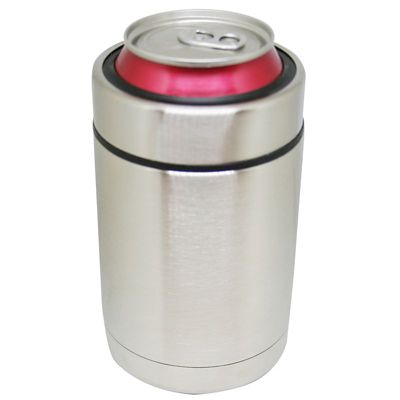 Image showing  Can Cooler - 304 Stainless Double Wall - Screw Top with Seal