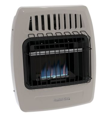 Comfort Glow Dual Fuel (NG/LP) Ambient (Blue) Flame Gas Wall Heater, 400 sq ft., 10,000 BTU