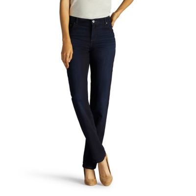 Lee Women's Stretch Relaxed Straight Jeans