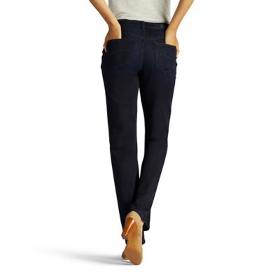 Image showing 1 th Lee Women's Stretch Relaxed Straight Jeans