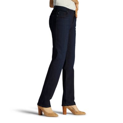 Image showing 2 th Lee Women's Stretch Relaxed Straight Jeans