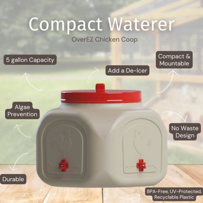 Image showing  5 gal. Compact Chicken Waterer