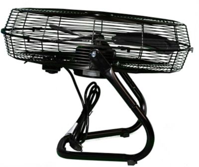 Image showing  20 in. 3-Speed Indoor High Velocity Fan, Black Steel