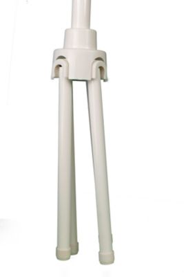 Image showing  16 in. Oscillating Fan with Pedestal Base - White