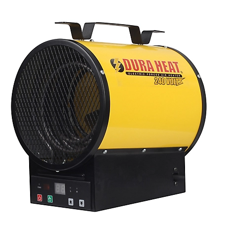 DuraHeat 240V Electric Forced Air Heater with Remote Control 12,800 Btu