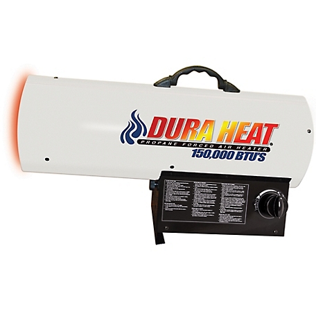 DuraHeat Propane (LP) Forced Air Heater, 120,000-150,000 BTU