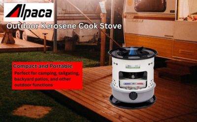 Image showing 6 th Alpaca 1-Burner Outdoor Kerosene Cook Stove, 8,500 BTU