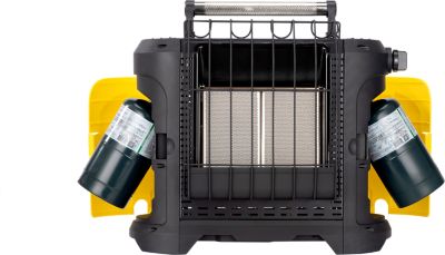 Image showing  Portable Propane LP Heater, 5500/9000/18000 BTU, Operates on 2-1 lb. Tanks