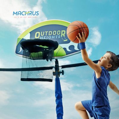 Upper Bounce Trampoline Basketball Hoop with Ball & Pump, Compatible with any size Trampoline, High Quality Basketball Hoop