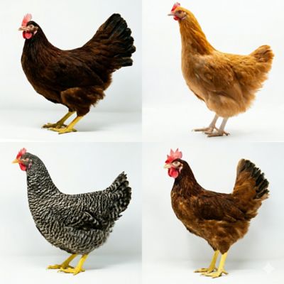 Hoover's Hatchery Live Brown Egg Production Pack Baby Chicks, 10 ct.