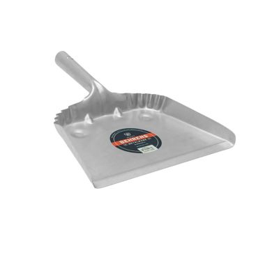 Behrens Galvanized Steel Dustpan, Silver