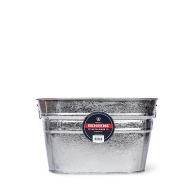 Behrens 12 gal. Hot Dipped Steel Square Tub