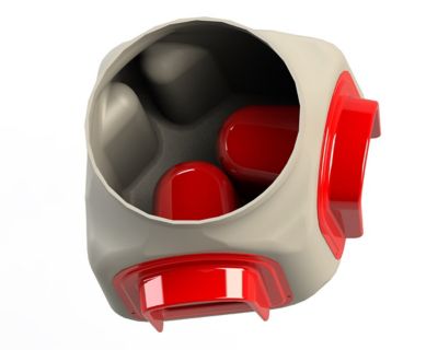 Image showing  25 lb. Compact Chicken Feeder