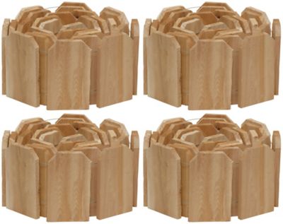 Greenes Fence Cedar Lawn Edging, Cedar 10 ft. X 6 in., 4 Pack