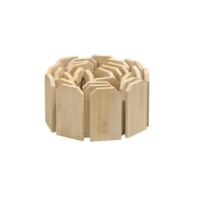 Image showing  Cedar Lawn Edging, 10 ft. x 6 in., Cedar, 6-Pack