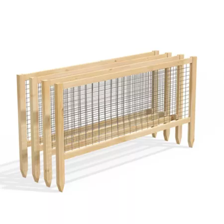 Greenes Fence 45 in x 23.5 in CritterGuard Cedar Fence 4-Pack Garden Fencing