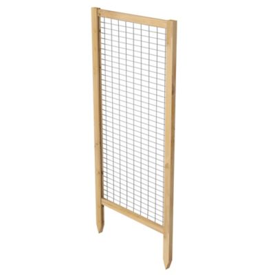 Image showing  21.5 in. CritterGuard Cedar Trellis, 2-Pack
