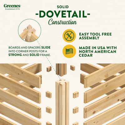 Image showing  231.9 gal. Cedar Wood Composter, 2 ft. x 6 ft. x 31 in.