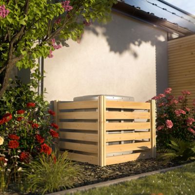 Image showing 8 th Greenes Fence 36 x 36 x 31in. Cedar Outdoor Air Conditioning Cover Privacy Screen