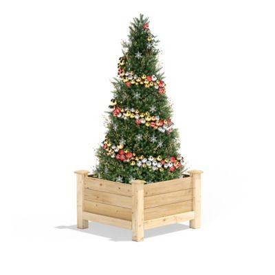 Image showing  Original Cedar Elevated Planter, 24 in. x 24 in. x 17 in.