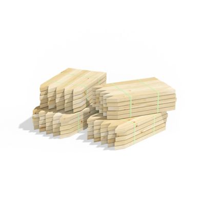 Greenes Fence Wooden Grade Stakes, 11.5 in. X 1.5 in., 96 Pack