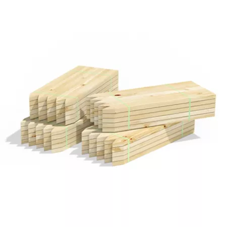 Greenes Wooden Fence Posts 17.5" x 1.5" Pack of 128 Plant Stakes