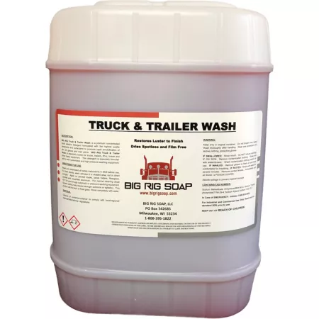 Big Rig Soap 5 gal Truck and trailer wash can with tap Car Wash Cleaners