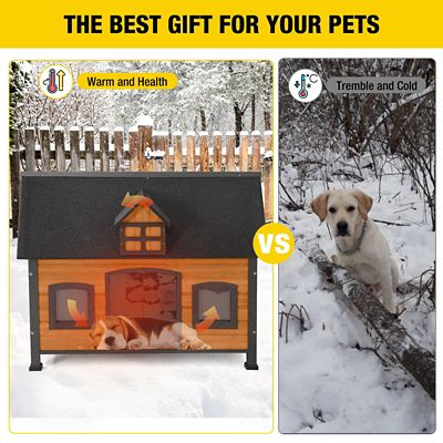 Image showing  Insulated Outdoor Dog House with Liner