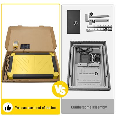 Image showing 7 th Aivituvin Automatic Chicken Coop Door, Solar Powered Auto Chicken Door, Black