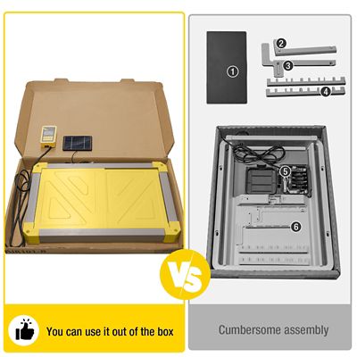 Image showing 7 th Aivituvin Automatic Chicken Coop Door, Solar Powered Auto Chicken Door, Gray