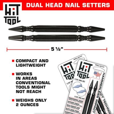 Image showing  Pro Finish Kit Combo with 1/32, 2/32 and 3/32, 4/32 Spring-Loaded Hammerless Nail Set