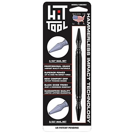 HIT Tool Combo 2/32 in. & 3/32 in. Spring Loaded Nail Set