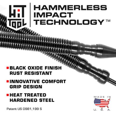 Image showing  Rivet Removal Kit with Cold Chisel and HSS Center Punch
