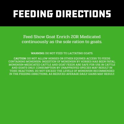 Image showing  Show Goat Enrich 20R