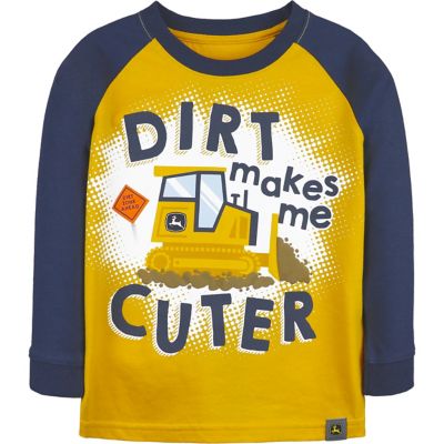 John Deere Long Sleeve Tee Shirt Dirt Cuter